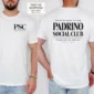 personalized padrino shirt t-shirt close-up detail