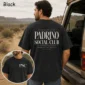 personalized padrino shirt t-shirt close-up detail