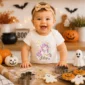 personalized pegasus baby bodysuit alternate angle