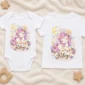 personalized pegasus baby bodysuit product photo