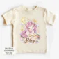 personalized pegasus baby bodysuit product photo