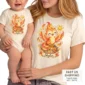 personalized phoenix baby bodysuit front view