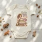 personalized princess pea baby bodysuit product photo