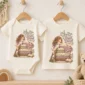 personalized princess pea baby bodysuit product photo