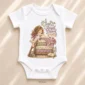 personalized princess pea baby bodysuit product detail