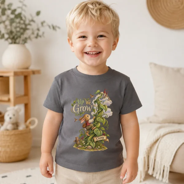 Personalized Rabbit Adventure or Shirt or Baby Bodysuit — toddler shirt mockup personalized rabbit baby bodysuit product photo