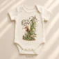personalized rabbit baby bodysuit product photo