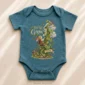 personalized rabbit baby bodysuit product photo