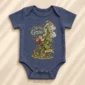 personalized rabbit baby bodysuit mockup view