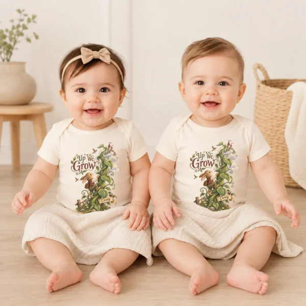 Personalized Rabbit Adventure or Shirt or Baby Bodysuit — baby bodysuit mockup personalized rabbit baby bodysuit model mockup