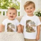 personalized slow and steady baby bodysuit mockup view