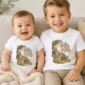 personalized slow and steady baby bodysuit alternate angle