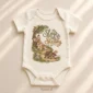 personalized slow and steady baby bodysuit product photo