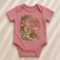 personalized slow and steady baby bodysuit product photo