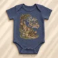 personalized slow and steady baby bodysuit product photo