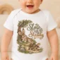 personalized slow and steady baby bodysuit baby bodysuit mockup