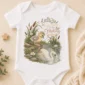 personalized swan baby bodysuit baby bodysuit mockup