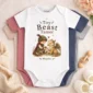 personalized tiny beast tamer baby bodysuit color options