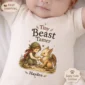 personalized tiny beast tamer baby bodysuit product detail
