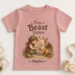 personalized tiny beast tamer baby bodysuit product photo