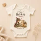 personalized tiny beast tamer baby bodysuit product photo