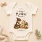 personalized tiny beast tamer baby bodysuit product photo