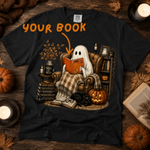 Halloween ghost reading shirt t-shirt