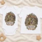 sleeping dragon baby bodysuit product photo