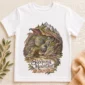 sleeping dragon baby bodysuit close-up detail