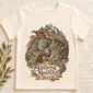 sleeping dragon baby bodysuit close-up detail