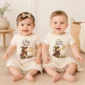 the lost spell baby bodysuit model mockup