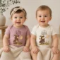 the lost spell baby bodysuit model mockup