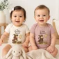 the lost spell baby bodysuit model mockup