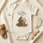 tiny griffin rider baby bodysuit product photo