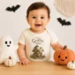 tiny griffin rider baby bodysuit product photo