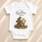 tiny griffin rider baby bodysuit product photo