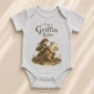 tiny griffin rider baby bodysuit product photo