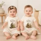 tiny griffin rider baby bodysuit model mockup