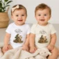 tiny griffin rider baby bodysuit model mockup