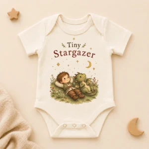 tiny stargazer baby bodysuit