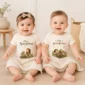 tiny stargazer baby bodysuit model mockup