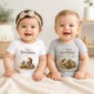 tiny stargazer baby bodysuit model mockup