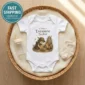 tiny treasure seeker baby bodysuit front view