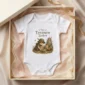 tiny treasure seeker baby bodysuit mockup view