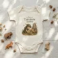 tiny treasure seeker baby bodysuit close-up detail