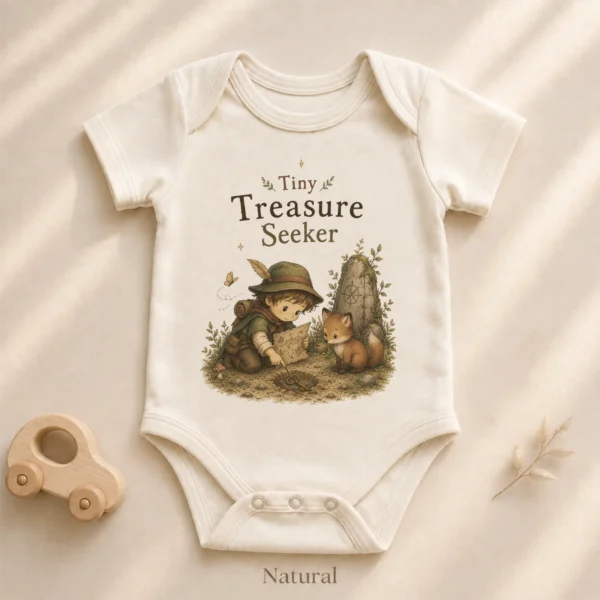 tiny treasure seeker baby bodysuit
