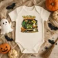halloween truck baby bodysuit product photo