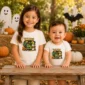 halloween truck baby bodysuit product photo