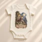 wolf baby bodysuit product photo