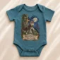 wolf baby bodysuit alternate angle